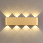 3893/8WL HIGHTECH ODL20 363 золотистый/металл Настенный светильник LED 3000K 8W 220V MAGNUM