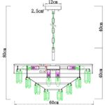 Подвесная люстра Arte Lamp ANNABELLE A1008LM-8GO, 8хE14