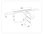 Коннектор Т-образный для накладного шинопровода Magnetic 220V GL1036 BK черный 105*75*52 (соединители в комплекте)