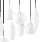 803120 Подвес PENTOLA 12x40W E14 ХРОМ/БЕЛЫЙ Lightstar