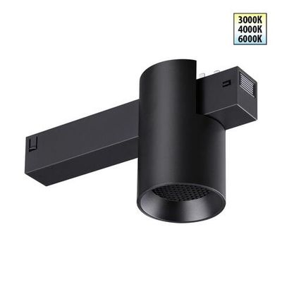 359954 PORT NT25 218 черный Трековый светильник с переключ. цв. темпер. IP20 LED 3000К\4000К\6000К 10W 90-240V VECTOR