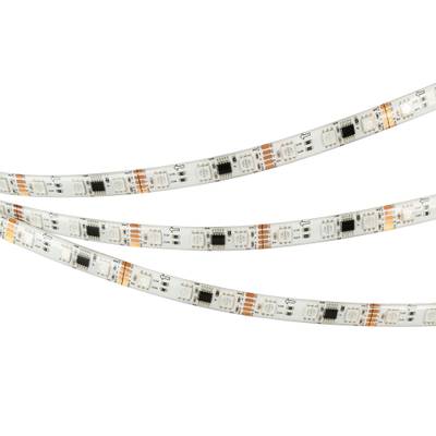 Светодиодная лента герметичная DMX-SE-B60-10mm 12V RGB-PX3 (14 W/m, IP65, 5060, 5m) (Arlight, бегущий огонь)