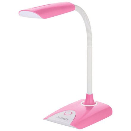 Лампа электрическая настольная ENERGY EN-LED22, бело-розовая