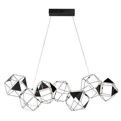 5087/32L L-VISION ODL25 505 черный хром/металл Люстра LED 32W 4000K 1900Лм TRELLIS