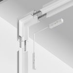 Коннектор угловой внутренний Gravity встраиваемый белый, TRA010ICL-22W. TM Maytoni