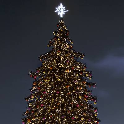 Светодиодная гирлянда ARD-STRING-CLASSIC-10000-BLACK-100LED-MILK-FLASH Warm (230V, 7W) (Ardecoled, IP65)