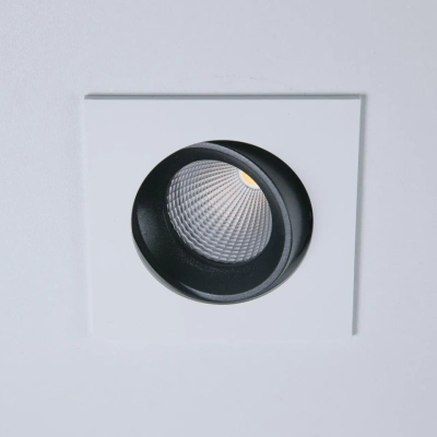 Citilux Альфа CLD001KNW4 LED Встраиваемый светильник Белый Чёрный