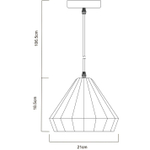Подвесной светильник Arte Lamp IMBUTO A4281SP-1CL, 1хE27