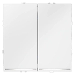 VLS020202 Выключатель встраиваемый VOLTUM S70 двухклавишный с подсветкой 10А, (белый матовый). (ТМ Maytoni)
