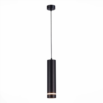 ST115.433.12 Светильник подвесной Черный LED 1*12W 3000K 936Lm Ra>90 120° IP20 D80xH300 165-265V