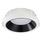 ST755.438.18 Св-к встр. Черный LED 1*18W 3000K 1 620Lm Ra80 120° IP20 D160xH60 100-240V
