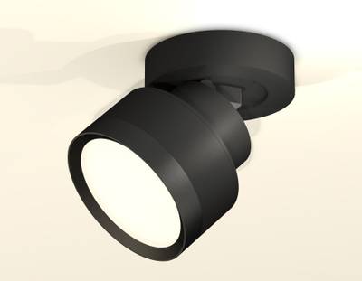 Комплект накладного поворотного светильника XM8102002 SBK/PBK черный песок/черный полированный GX53 (A2229, A2106, C8102, N8113)