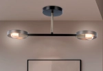 Подвесной светильник со сменной лампой TR8225/2 BK/SB черный/бронза E27/2 max 40W 510*165*190