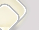 Настенный светодиодный светильник с выключателем FL420 WH белый LED 4200K 20W 280*220*80
