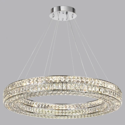 4927/98L L-VISION ODL24 583 хром/металл/хрусталь Люстра LED 98W 4000K 5850Лм PANTA