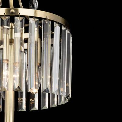 Citilux Инга CL335833 Настольная лампа хрустальная Бронза