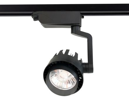 Трековый однофазный светодиодный светильник GL6107 BK черный LED 10W 4200K 24°