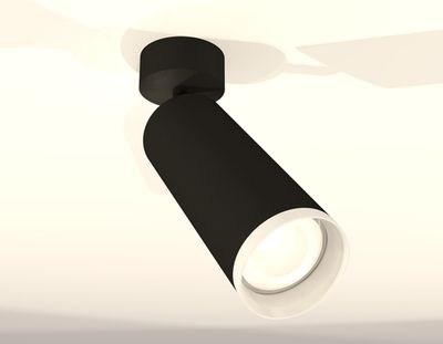 Комплект поворотного светильника XM6343010 SBK/FR черный песок/белый матовый MR16 GU5.3 (A2210, C6343, N6246)