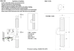 Бра Crystal Lux SANCHO AP2 GOLD 3650/402