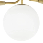 815553 Люстра CROCO 5х5W (led) G9 ЗОЛОТО/БЕЛЫЙ Lightstar
