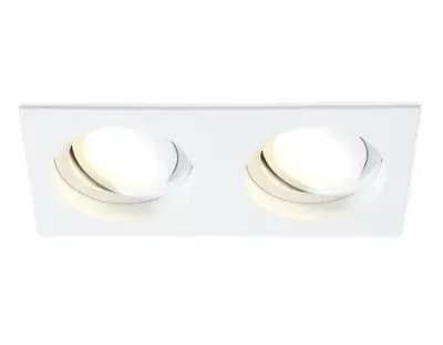 Светильник встраиваемый TN102759/2 WH белый IP20 GU5.3/2 200*100*32