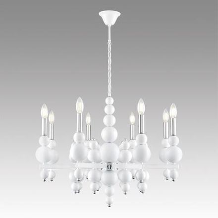 8260/8 MODERNI LN26 126 белый/хром, металл Люстра E14 8*40W 220V NANA