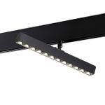 358610 SHINO NT21 035 черный Трековый светильник для низковольного шинопровода IP20 LED 4000K 12W 48V FLUM