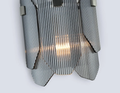 Светильник настенный LH31207/2 SN/SM сатин никель/дымчатый E14*2 max 40W 220*150*270