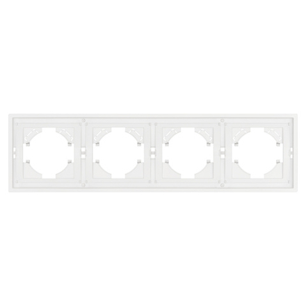 Рамка пластиковая FRM-TENDO-SFPL-4-WH (Arlight, -)