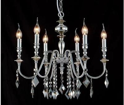 Люстра Crystal Lux MERCEDES SP6 CHROME/SMOKE 0950/306