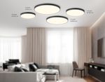 Светильник светодиодный потолочный FV5537 BK черный LED 90W 3000K D600*58 (Без ПДУ)