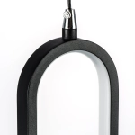 749007 Подвес SATURNO LED 9W 720LM ЧЕРНЫЙ 3000K
