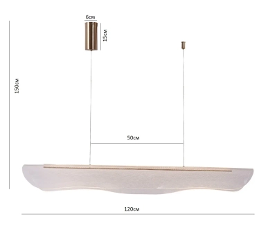 08020-120AS,20 Подвес Майра бронза w120*24 h150 Led 37W (3000K)