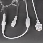 A-047C WW/WT FLASH гирлянда светодиодная, прозрачный провод, 30м, 300LED, влагозащищенная, IP65