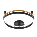 Светильник потолочный Crystal Lux FERNANDO PL48W LED BLACK/GOLD 0621/148