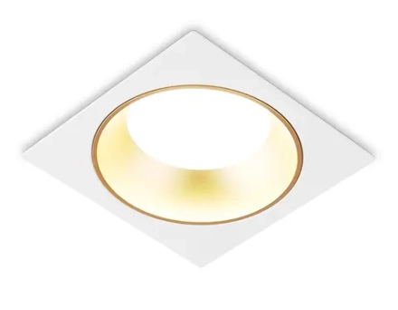 Светильник встраиваемый TN52338 SWH/SGD белый песок/золото песок GX53 max 12W 115*115*25