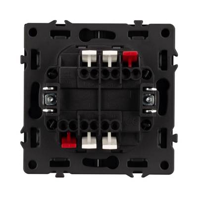 Механизм выключателя двухклавишный проходной SWT-NOBE-MKP2-SFPL-GR (230V, 10A) (Arlight, -)