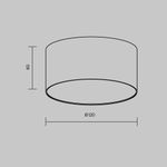 Потолочный светильник Zon 4000K 12W 120°, C032CL-12W4K-RD-B. TM Maytoni