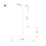 Светильник SP-FIORE-R250-8W Warm3000 (WH, 120 deg, 230V) (Arlight, IP20 Металл, 3 года)