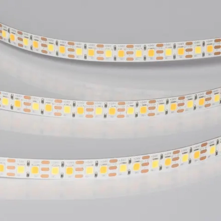 Лента UL-A168-8mm 24V White-MIX-CX2 (18 W/m, IP20, 5m) (Arlight, резка 2 светодиода)