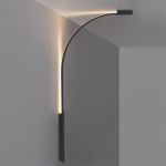 7155/100A HIGHTECH ODL26 Угловой элемент для инсталяции  черный/cиликон/металл IP20 LED 16W 550Лм 3000K 120° 24V FINO