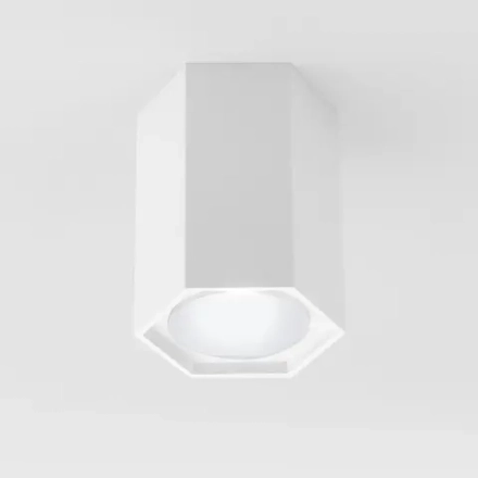 Накладной светодиодный светильник 7W 4200K белый матовый 25037/LED