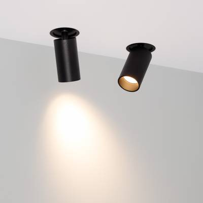 Светильник SP-NUANCE-TRIMLESS-PULL-R35-7W Warm3000 (BK, 36 deg, 230V) (Arlight, IP40 Металл, 5 лет)