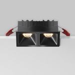 Встраиваемый светильник Alfa LED 3000K 10Вт 50°, DL043-02-10W3K-SQ-B-1. TM Maytoni