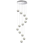 5100/60L L-VISION ODL25 559 Люстра каскадная LED 60W (12*5W) 4000K 3000Лм SONO