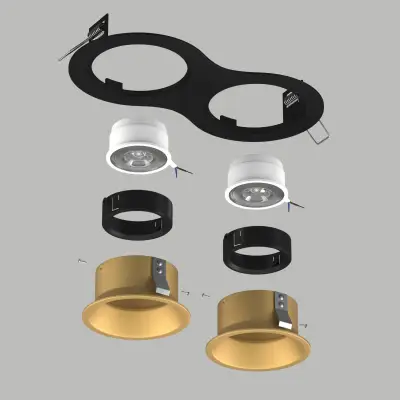 D6270303BMOD Светильник DOMINO ROUND  под LED модуль/лампу МR16 (214627+214603+214603+214007+214007)