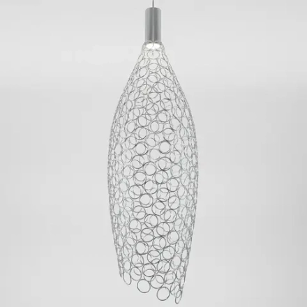 Подвесной светодиодный светильник с металлическим плафоном 90352/1 хром, LED