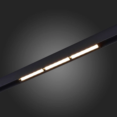 ST804.436.18 Магнитный трековый светильник Черный LED 1*18W 3000K 1 000Lm Ra>90 120° IP20 L330xW22xH46 48VV