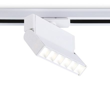 Светильник светодиодный трековый GL6812 WH белый LED 6W 4200K 24° 115*22*87