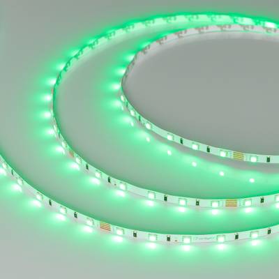 Светодиодная лента RT-G60-5mm 24V RGB (6.6 W/m, IP20, 3838, 5m) (Arlight, узкая)